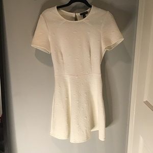 Aqua White Dress